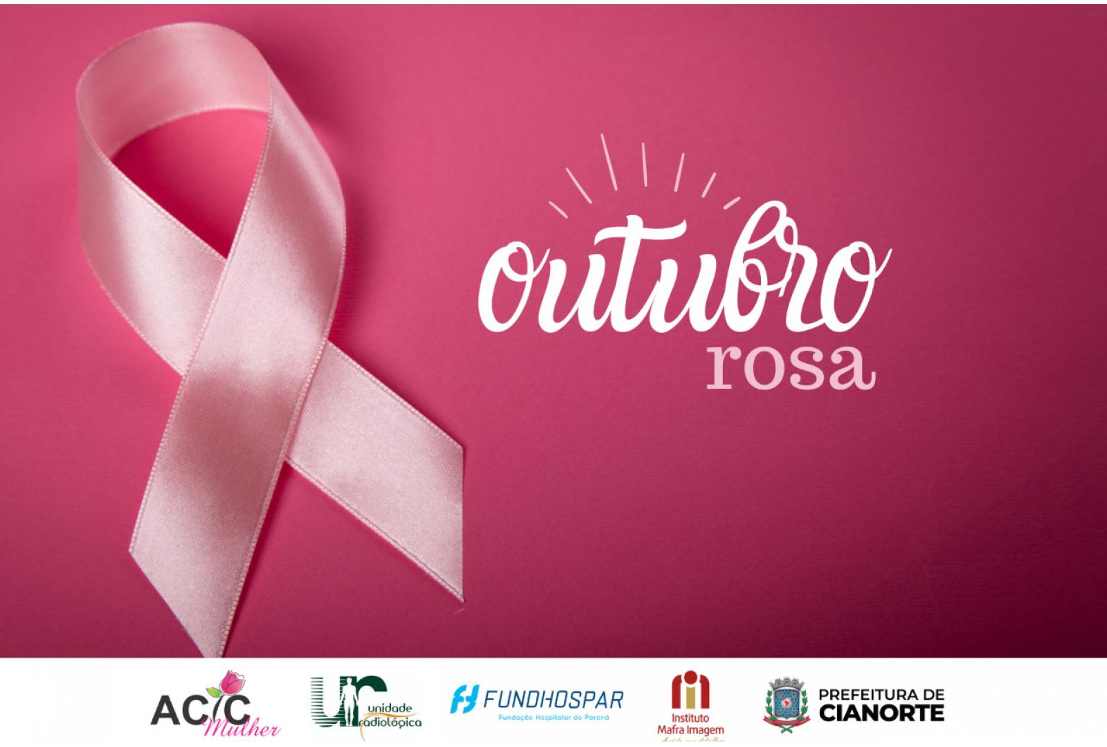 Imagem Prefeitura divulga programação da Outubro Rosa em Cianorte