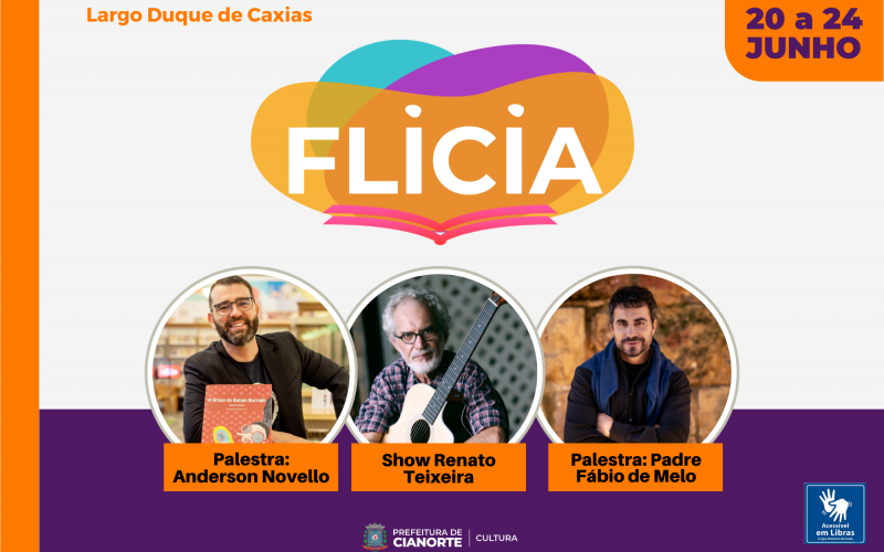 Imagem Secretaria de Cultura anuncia programação da 5ª FLICIA
