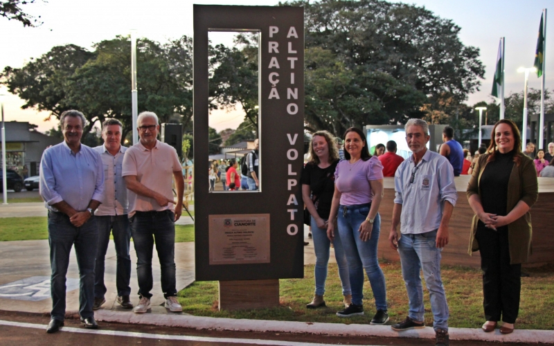 Imagem Prefeitura inaugura revitalização da Praça Altino Volpato