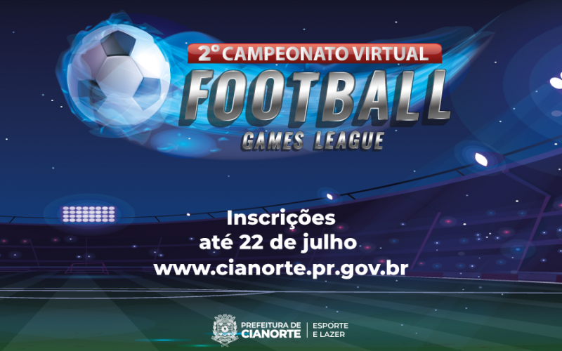 Imagem Inscrições para 2º Campeonato Virtual Football Games League terminam na sexta-feira