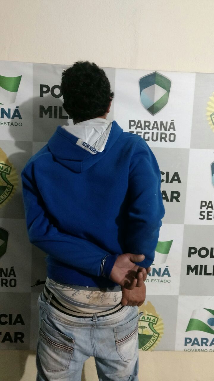 Imagem Homem é preso após agredir mulher grávida de 3 meses em Cianorte