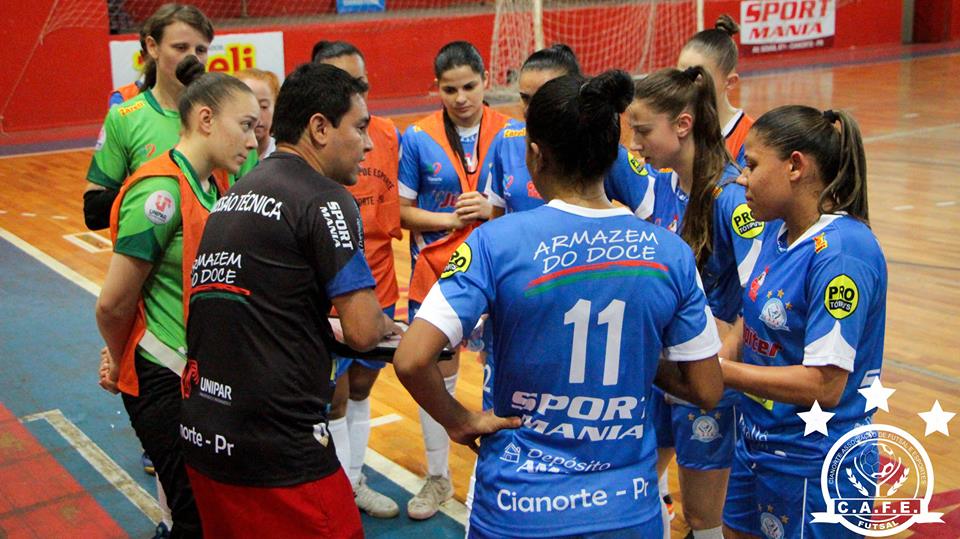 Imagem CAFE Futsal de Cianorte representará o Paraná na Taça Brasil de Clubes