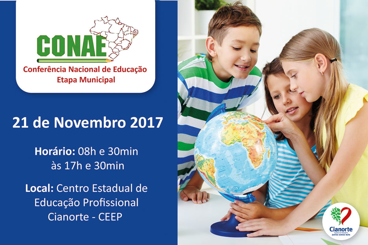 Imagem Em Cianorte, Conferência Municipal de Educação ocorre nesta terça-feira