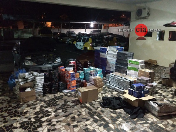 Imagem Polícia Militar apreende cerca de meio milhão em mercadorias de contrabando em Cianorte