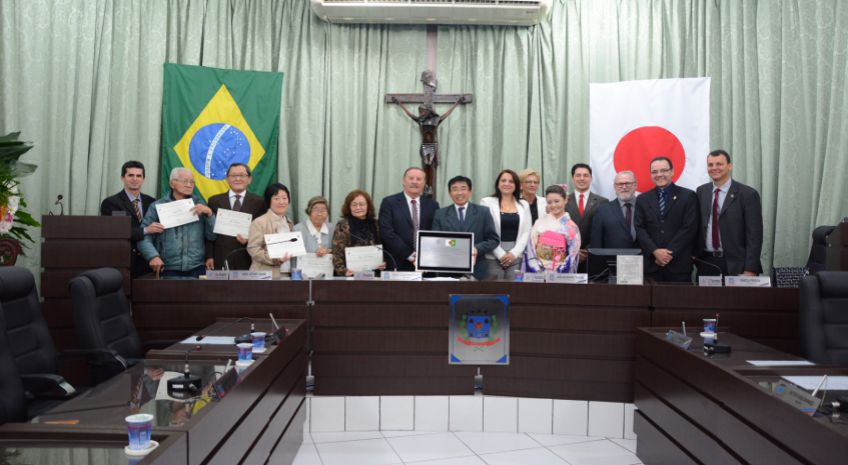 Imagem Em Sessão Solene, Câmara Municipal de Cianorte presta homenagem aos 110 anos de imigração japonesa no Brasil