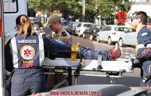 Imagem Pai morre e filho fica em estado grave em acidente no centro de Maringá