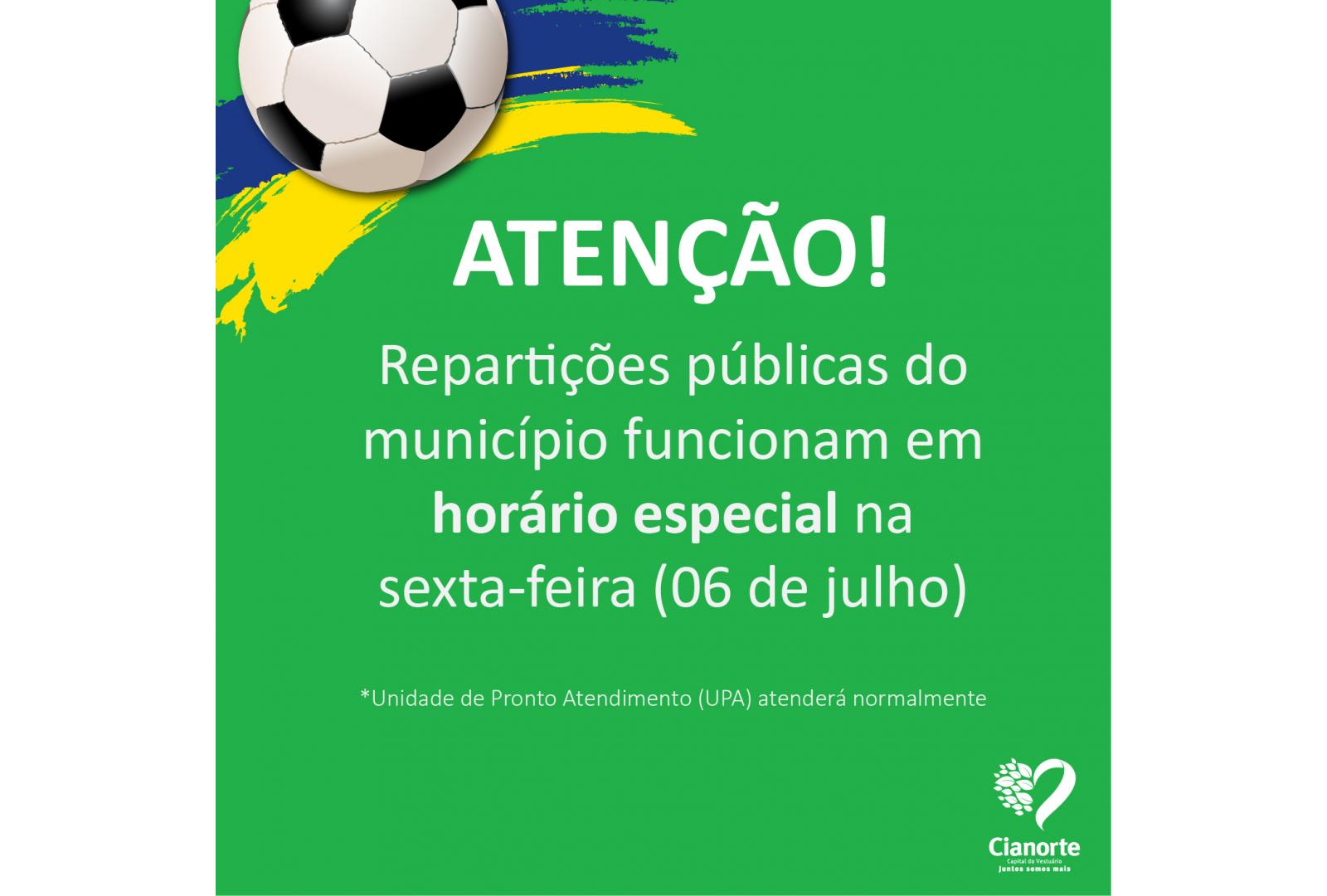 Imagem CONFIRA O EXPEDIENTE DAS REPARTIÇÕES PÚBLICAS MUNICIPAIS NESTA SEXTA