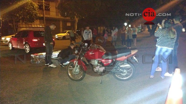 Imagem Motociclista fica ferido em acidente na Av. Arthur Thomas no Cianortinho