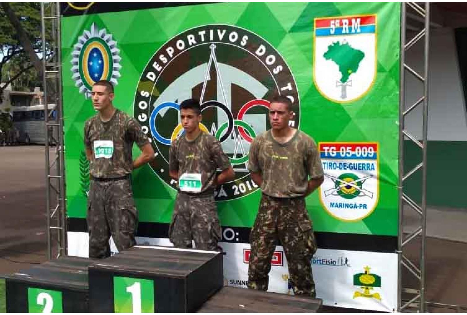 Imagem TIRO DE GUERRA DE CIANORTE PARTICIPA DO I JOGOS DESPORTIVOS DA 5ª REGIÃO MILITAR