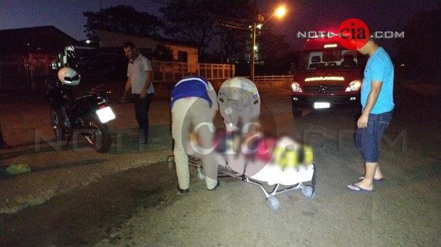 Imagem Moto atropela cachorro e condutor sofre queda na Av. Maranhão