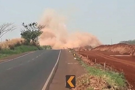 Imagem PR-323 será interditada para detonação de rocha nesta segunda