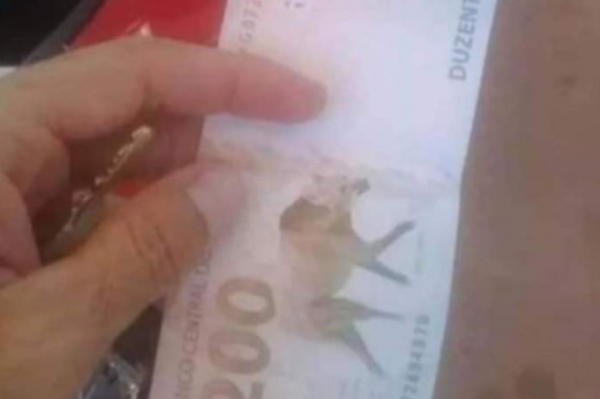 Imagem Nota de R$ 200 nem foi lançada, mas cédulas falsas já circulam no Brasil
