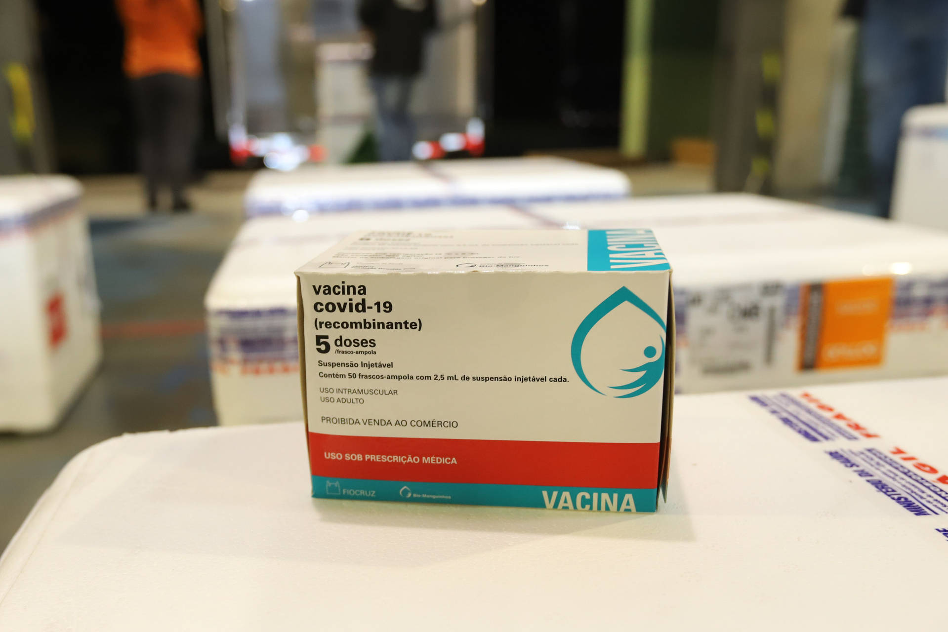 Imagem Lote com 235,5 mil vacinas contra a Covid-19 chega ao Paraná nesta quinta-feira