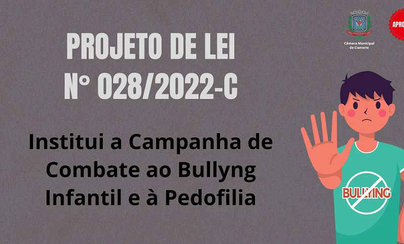 Imagem Em defesa das crianças e adolescentes, aprovado projeto de combate ao bullying e à pedofilia