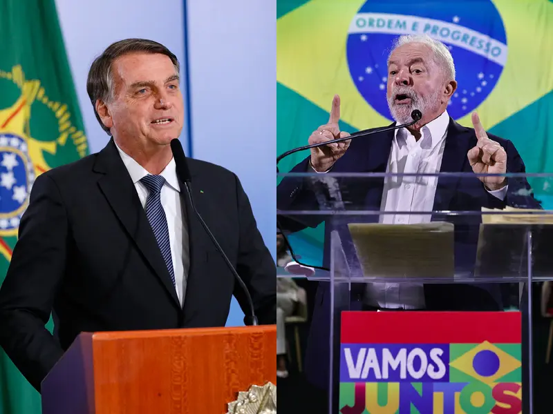 Imagem Bolsonaro tem 19 pontos de vantagem sobre Lula no Paraná, aponta pesquisa IRG