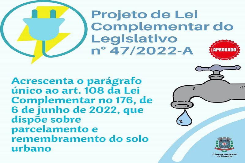 Imagem Fornecimento de água e energia elétrica em residência de loteamento irregular deve ser liberado pelas distribuidoras em Cianorte