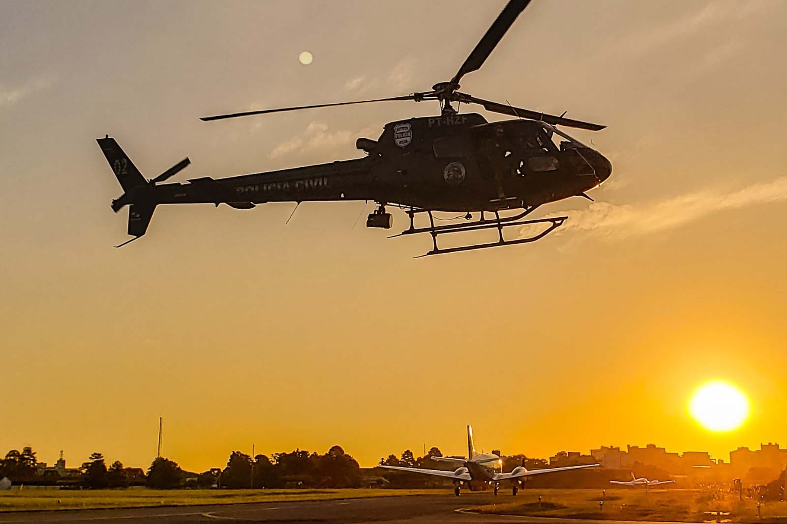 Imagem Com reforço operacional, missões aéreas da Polícia Civil aumentaram 39% em 2022