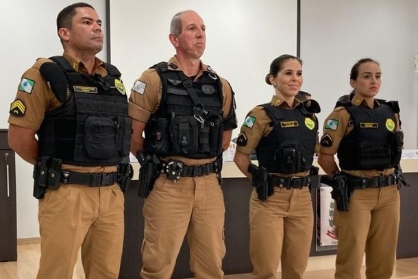 Imagem 5ª Companhia realiza homenagem para policiais destaque do Mês