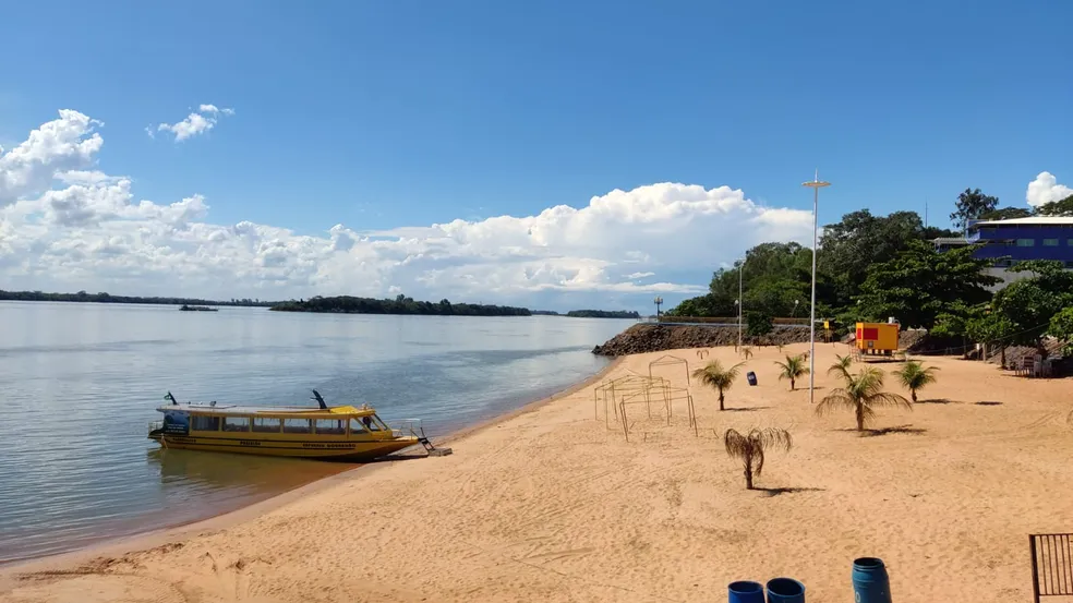 Imagem Prainhas do noroeste reaparecem após cheia do Rio Paraná de quase 6 m de altura