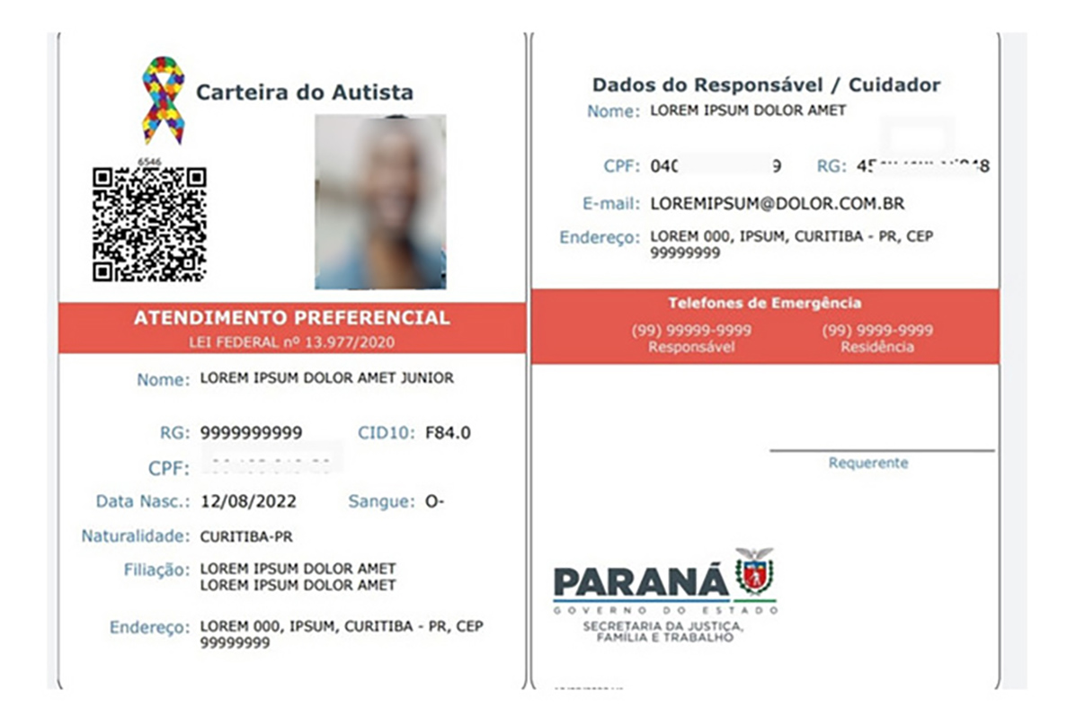 Imagem Paraná já emitiu 7,8 mil carteiras do autista