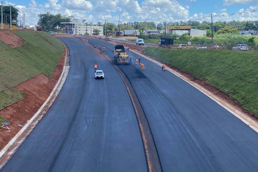 Imagem Novo Trevo Gauchão alcança 90% de execução e previsão é liberar as pistas em maio