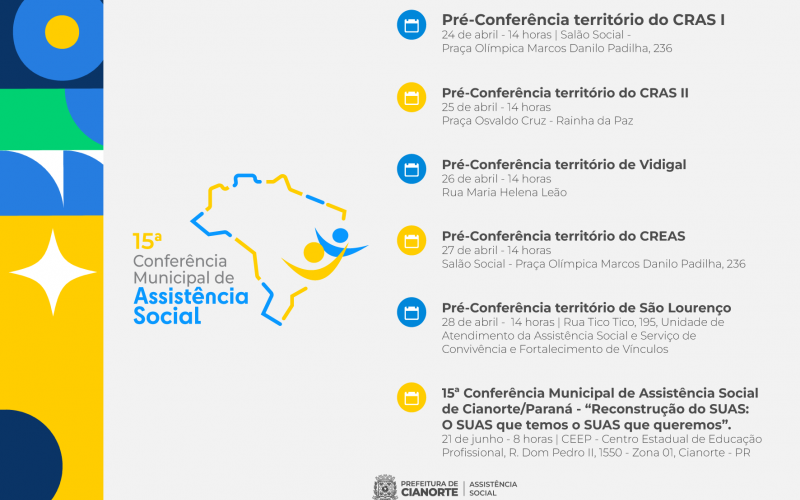 Imagem Vem aí as pré-conferências municipais de Assistência Social