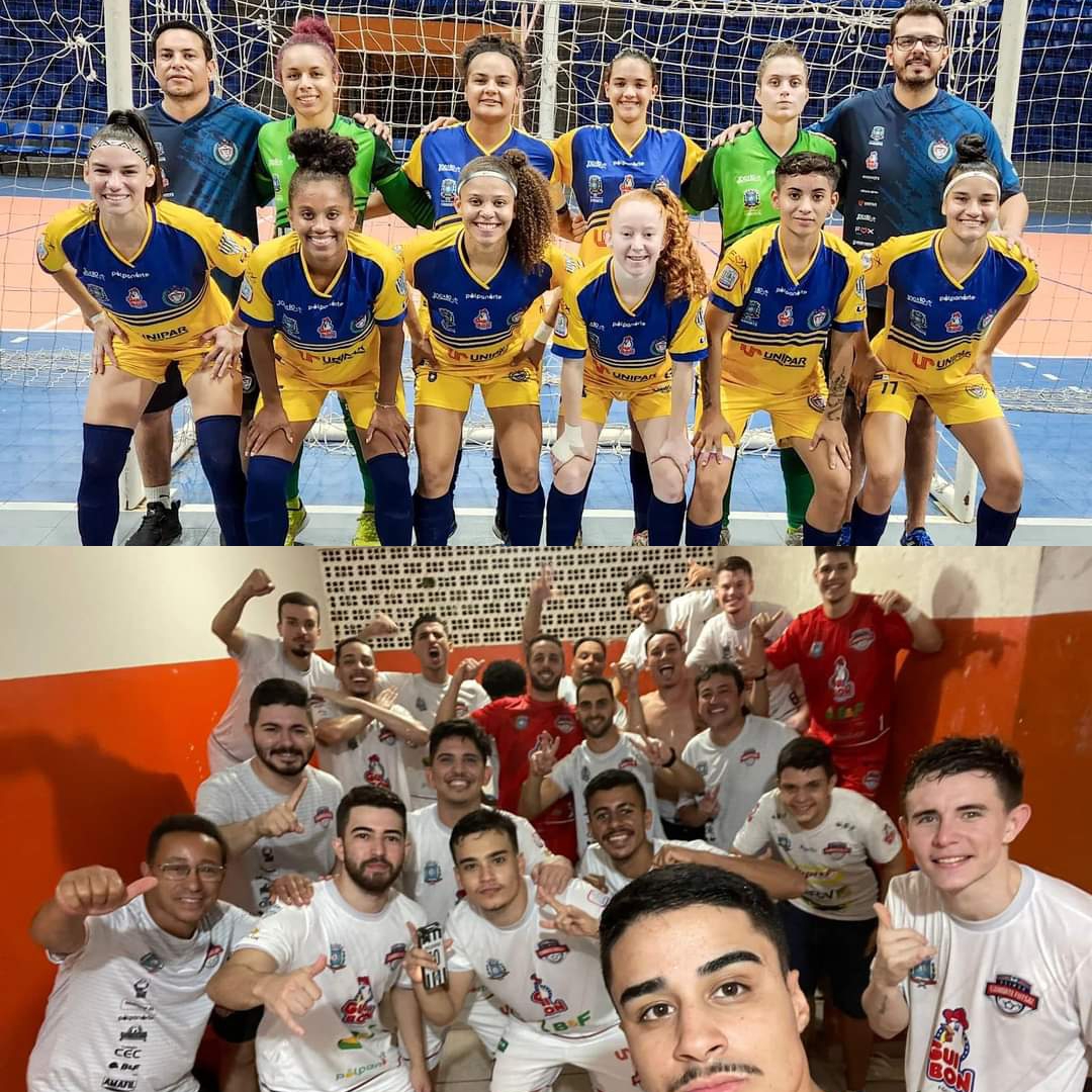 Imagem Futsal: Feminino e Masculino de Cianorte conquistam vitórias fora de casa