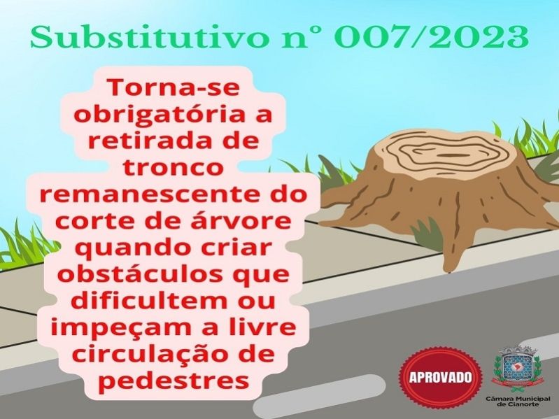 Imagem Projeto torna obrigatória a retirada de tronco remanescente do corte de árvore