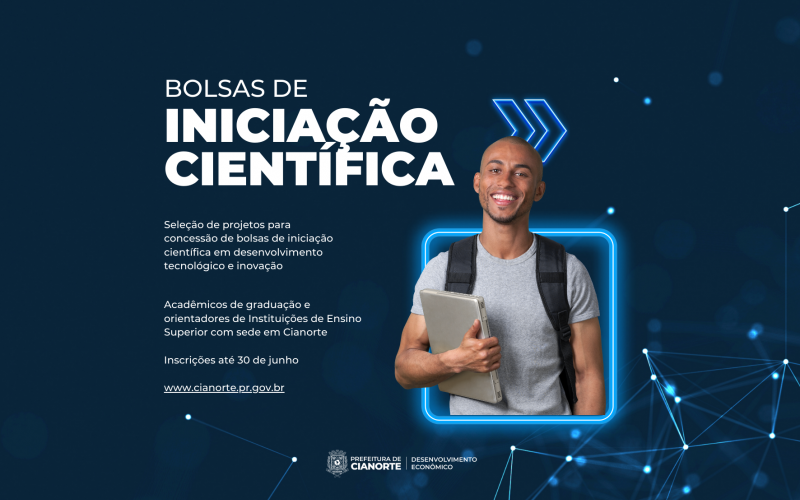 Imagem Edital para bolsas de iniciação científica encerra-se sexta-feira