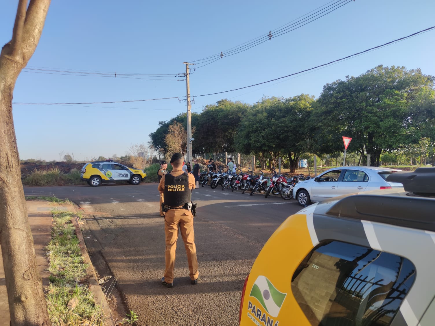 Imagem 16 motocicletas são apreendidas durante ação da PM em Cianorte