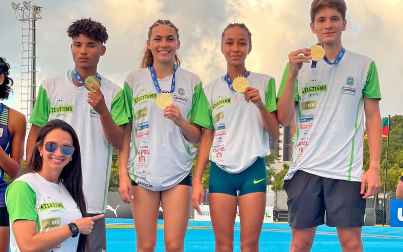 Imagem Geração Atletismo conquista cinco medalhas e melhor índice técnico no Brasileiro Sub 18