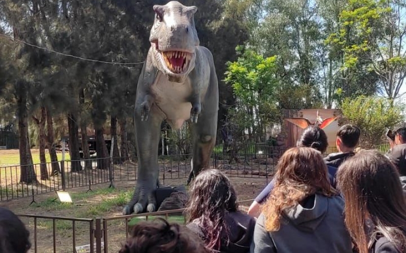 Imagem Pacientes do CAPSi visitam Museu de Paleontologia e Vale dos Dinossauros
