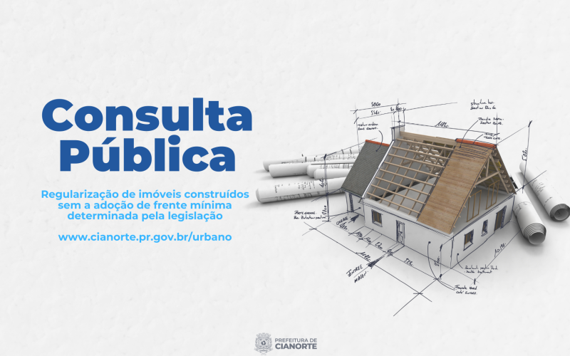 Imagem Consulta pública busca levantar imóveis construídos sem a frente mínima exigida