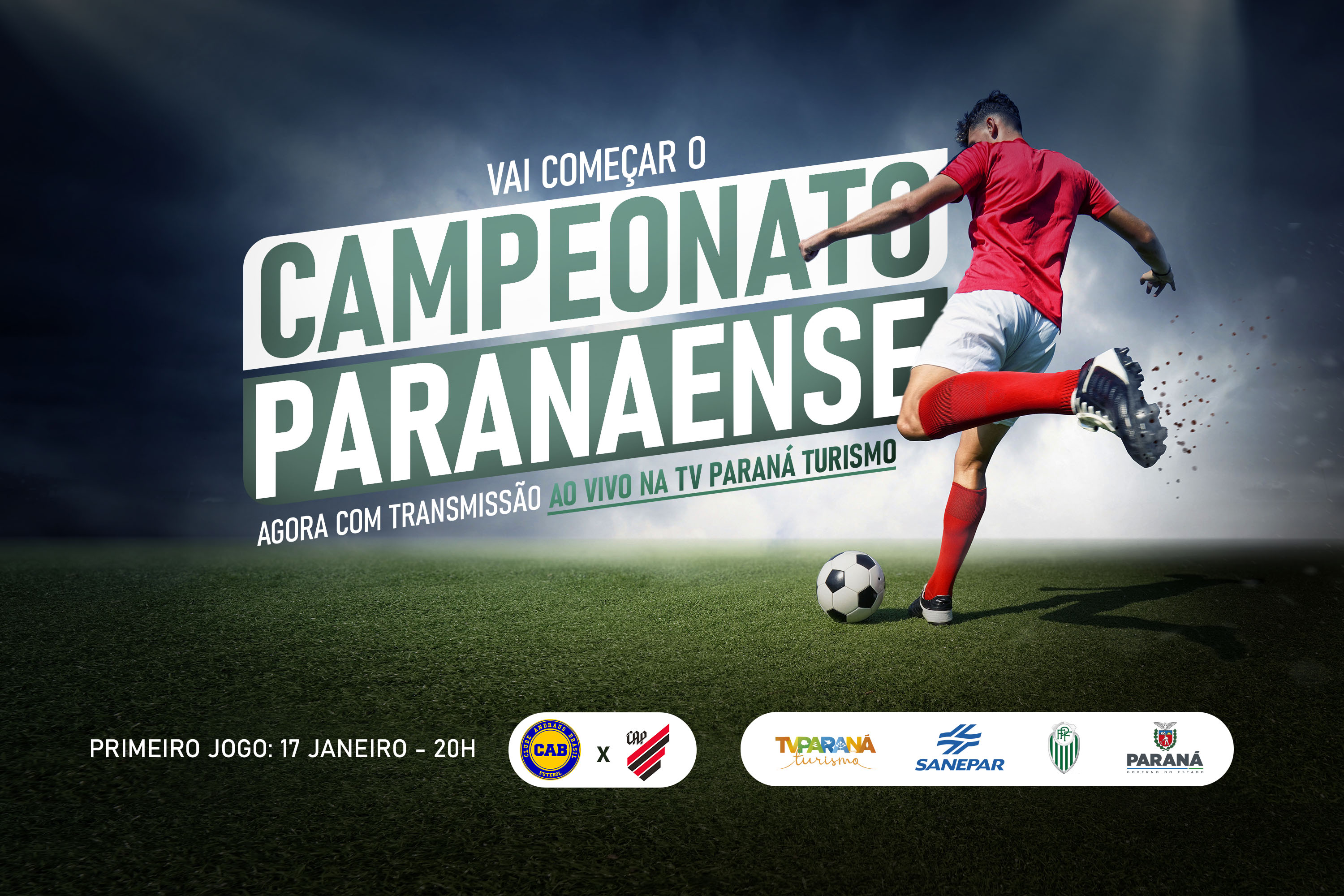 Imagem TV Paraná Turismo divulga primeiras transmissões do Campeonato Paranaense 2024