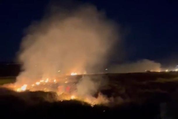 Imagem Incêndio destrói 100 mil m² de área de vegetação em Cianorte; VÍDEO