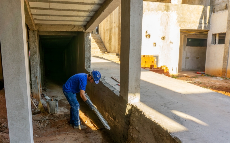 Imagem Obras da nova escola de São Lourenço são retomadas