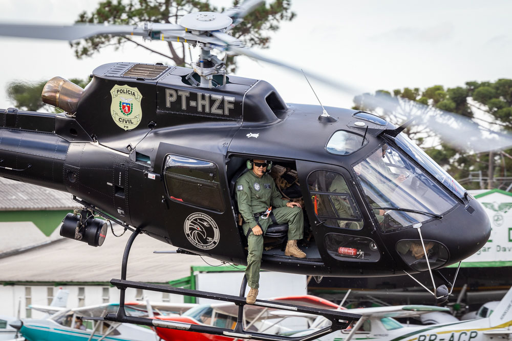 Imagem PCPR comemora oito anos do Grupamento de Operações Aéreas com 3.172 missões