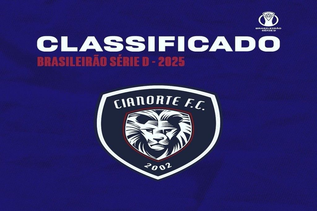 Imagem Cianorte FC está classificado para Série D do Brasileirão de 2025