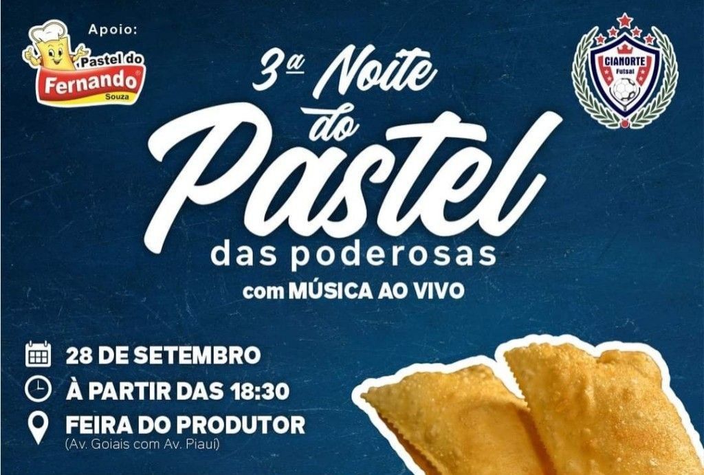 Imagem Cianorte Futsal Feminino fará “Noite das Poderosas” com pastéis e música ao vivo