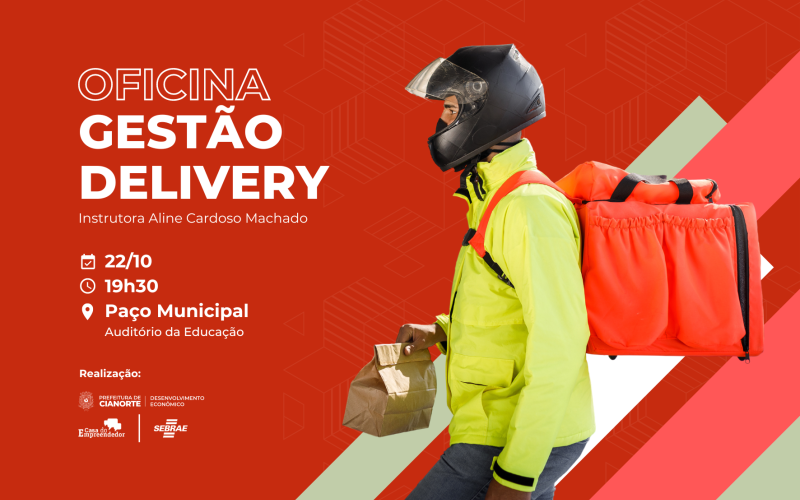 Imagem Casa do Empreendedor e Sebrae ofertam oficina Gestão Delivery