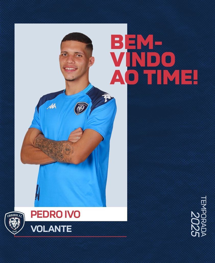 Imagem Pedro Ivo é o novo volante do Leão do Vale!