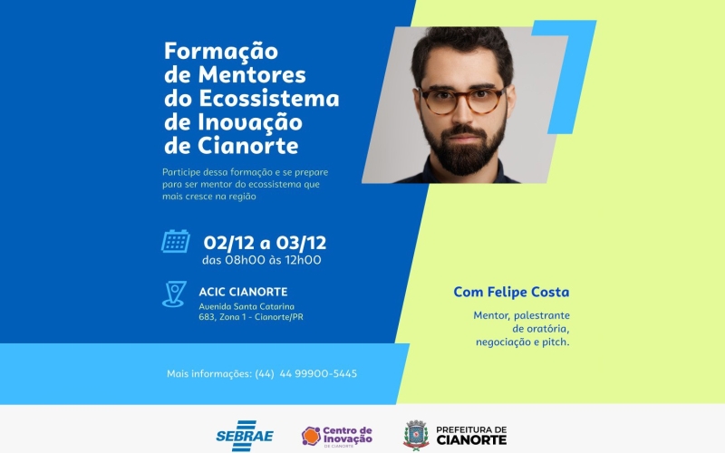 Imagem Inscrições para “Formação e Desenvolvimento de Mentores” terminam quarta-feira