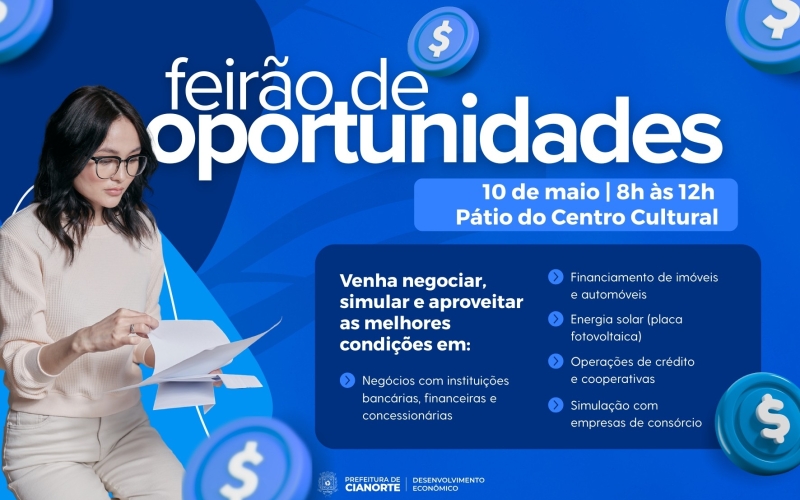 Imagem Vem aí o “Feirão de Oportunidades”