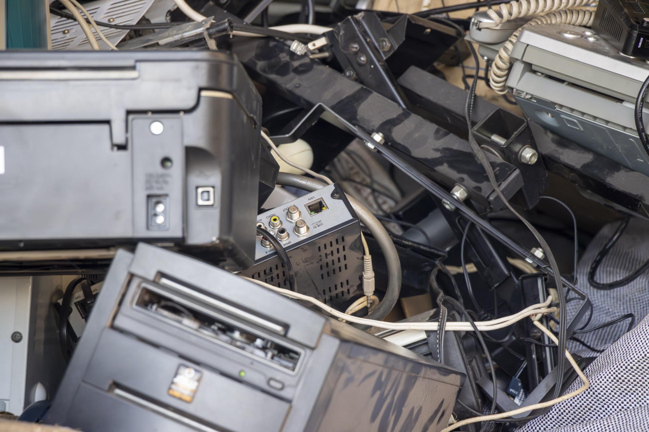 Imagem Ação arrecada cerca de duas toneladas de lixo eletrônico