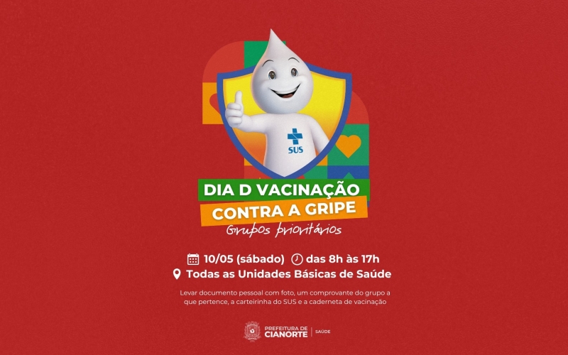 Imagem Sábado é “Dia D” de vacinação contra a gripe