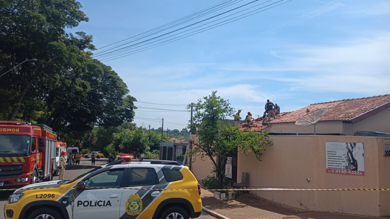 Imagem Fim trágico: Homem de 32 anos morre após pular muros e invadir forro de residência em Cianorte