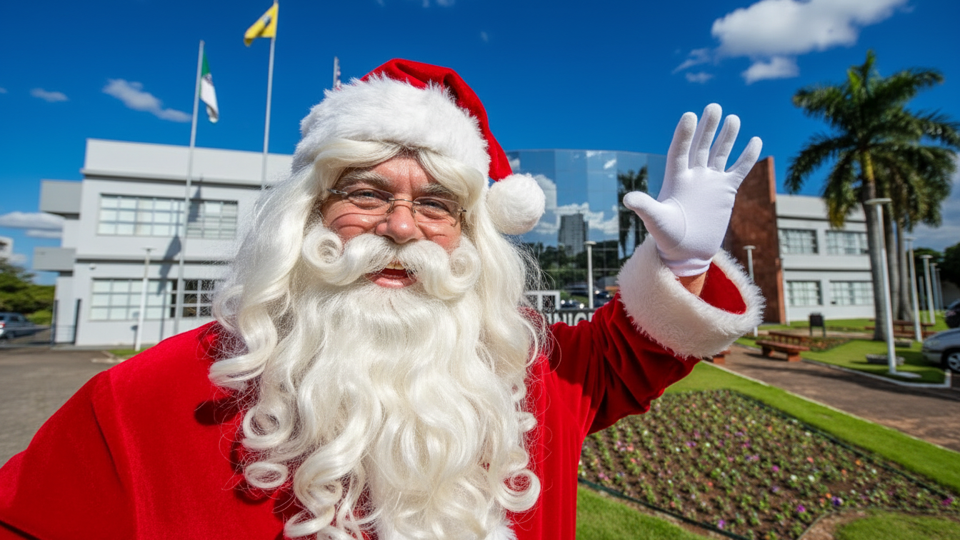 Imagem É hoje! A magia do Natal toma conta de Cianorte com a chegada do Papai Noel na Praça da República