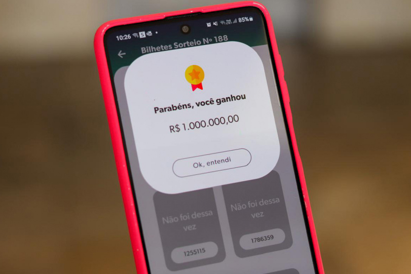 Imagem A mais nova milionária do estado: Moradora de Laranjeiras do Sul leva prêmio máximo de R$ 1 milhão no Nota Paraná