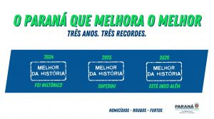 Banner promocional do Governo do Estado do Paraná
