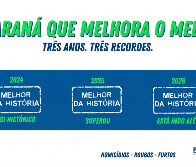 Banner promocional do Governo do Estado do Paraná